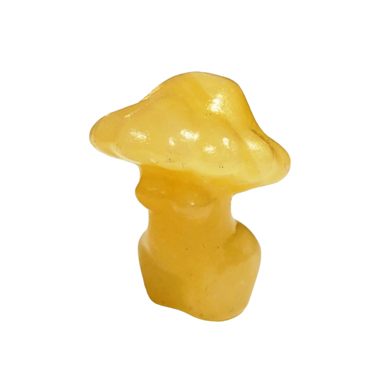 venus-mushroom yellow calcite 1.2 inch