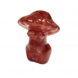 venus-champignon quartz fraise 3cm