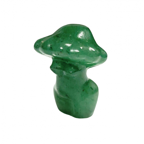 venus-mushroom green aventurine 1.2 inch