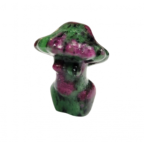 venus-mushroom zoisite ruby 1.2 inch