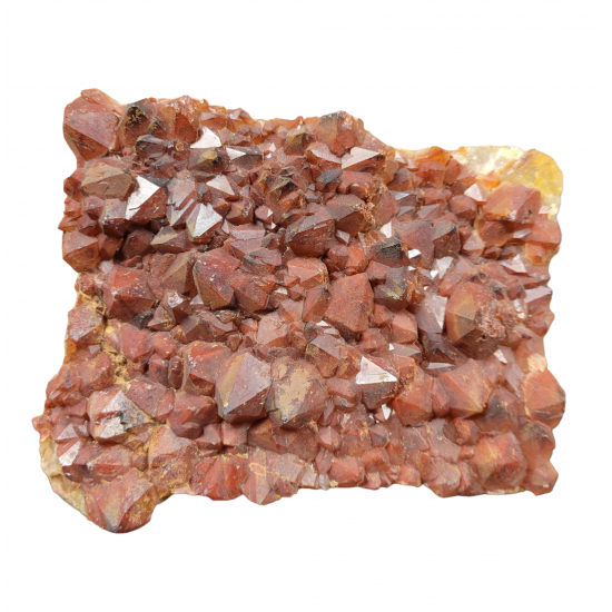 Red hematoide quartz
