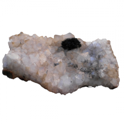 Quartz and goethite