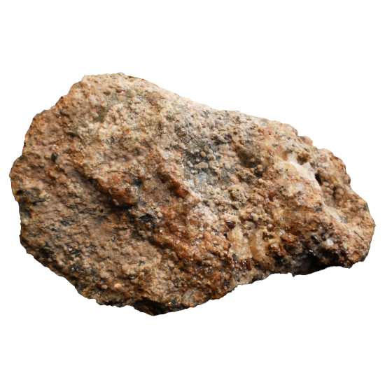 Mica aragonite and garnet