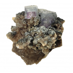 Fluorite and boulangerite