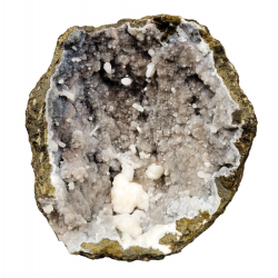 Stilbite and chalcedony