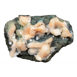 Stilbite and celadonite