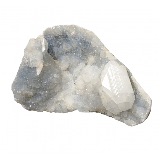 Chalcedony and apophyllite