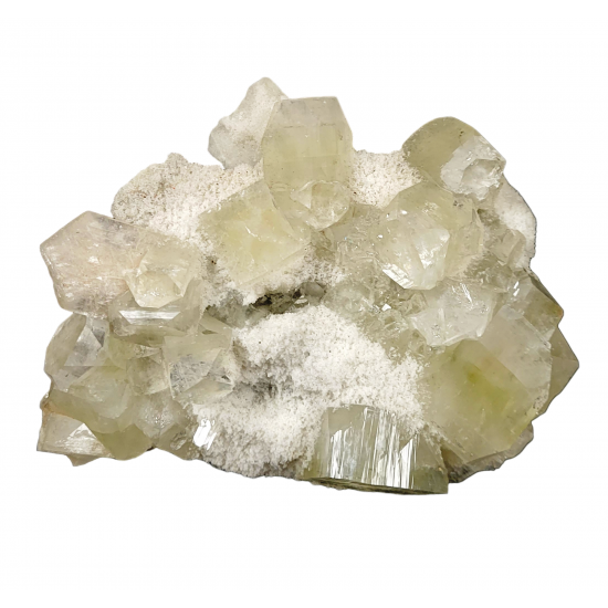 Stilbite, morderite and apophyllite