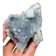 Powellite on chalcedony