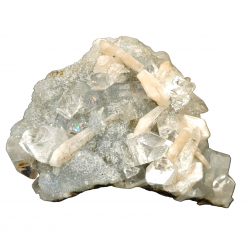 Chalcedony and apophyllite
