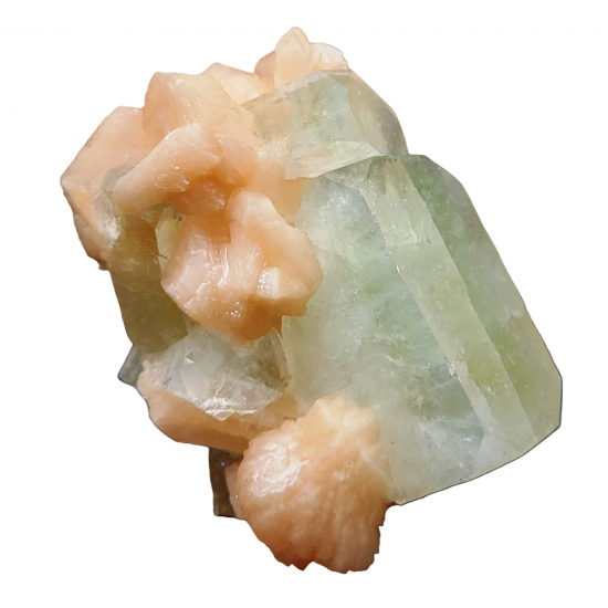 Stilbite and apophyllite