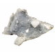 Powellite on chalcedony