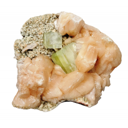 Stilbite and apophyllite