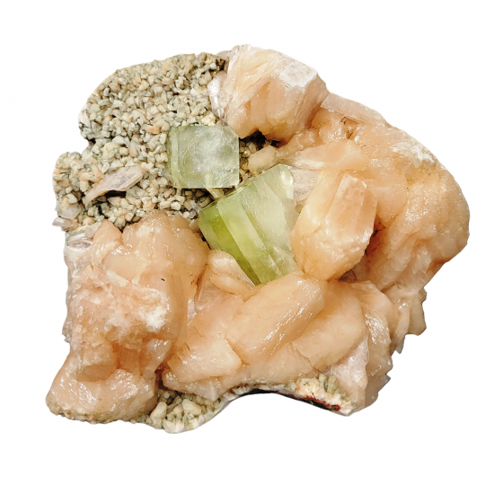 Stilbite and apophyllite