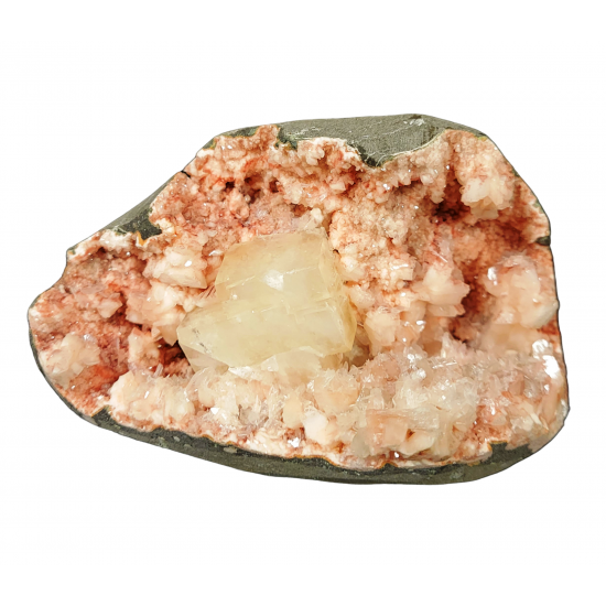 calcite on heulandite
