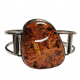 bracelet ambre argent B-322-14