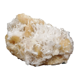 green stilbite and scolecite