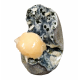 stellerite on chalcedony