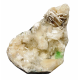 green apophyllite on stilbite and scolecite