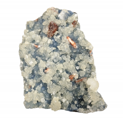 apophyllite, stilbite on chalcedony