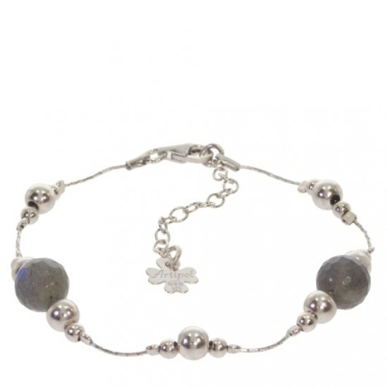 Sterling Silver Labradorite Bracelet B-38-03 Sterling Silver Labradorite Bracelet B-38-03