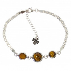 bracelet oeil de tigre argent B-56-01