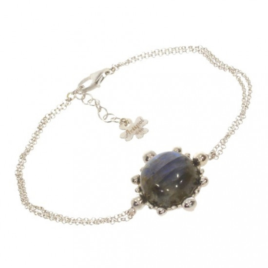 Sterling Silver Labradorite Bracelet B-74-01 Sterling Silver Labradorite Bracelet B-74-01