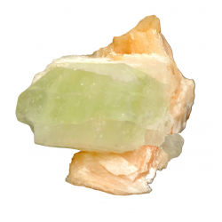 green apophyllite and stilbite