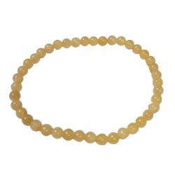 Orange calcite Bracelet 4mm