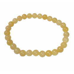Orange calcite Bracelet 6mm