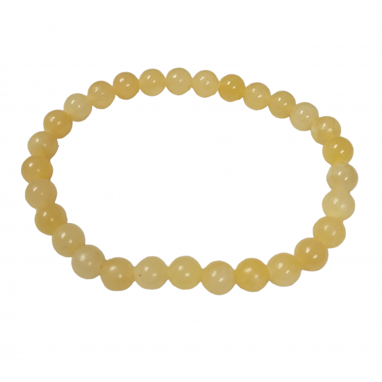 Orange calcite Bracelet 6mm