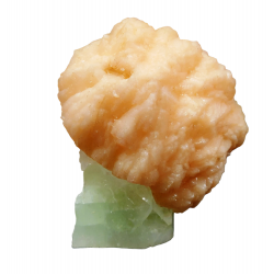 apophyllite verte et stilbite
