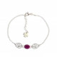 Sterling Silver Ruby B-48-01Bracelet Sterling Silver Ruby B-48-01Bracelet