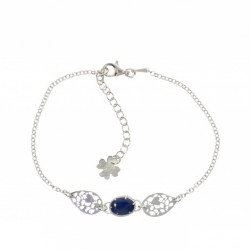bracelet saphir argent