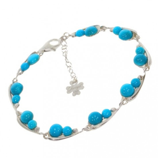 Sterling Silver Turquoise Bracelet B-70-01 Sterling Silver Turquoise Bracelet B-70-01