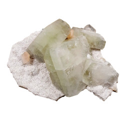 apophyllite verte morderite et stilbite
