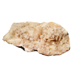 stilbite on chalcedony