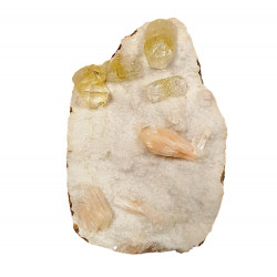 yellow apophyllite and stilbite