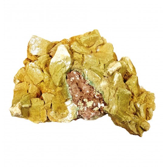 celadonite on heulandite