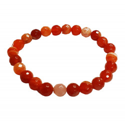Sardonyx Bracelet 8mm faceted
