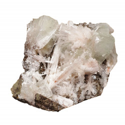 mesolite on apophyllite