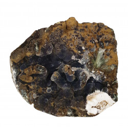 chalcedony, celadonite and mesolite