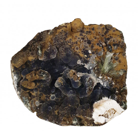 chalcedony, celadonite and mesolite