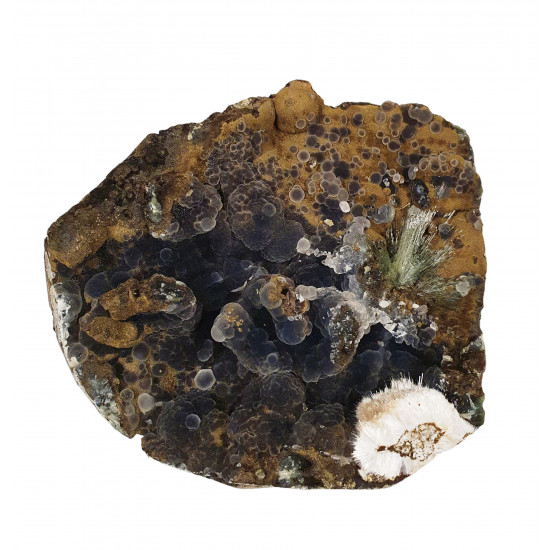 chalcedony, celadonite and mesolite