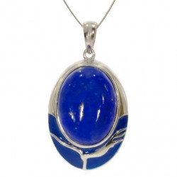 Sterling Silver Lapis lazuli Pendant P50-06