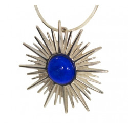 Sterling Silver lapis lazuli Pendant P34-18