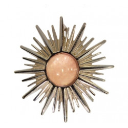 Sterling Silver Rose Quartz Pendant P34-18