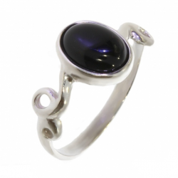 Ring 22-05 black onyx Sterling Silver