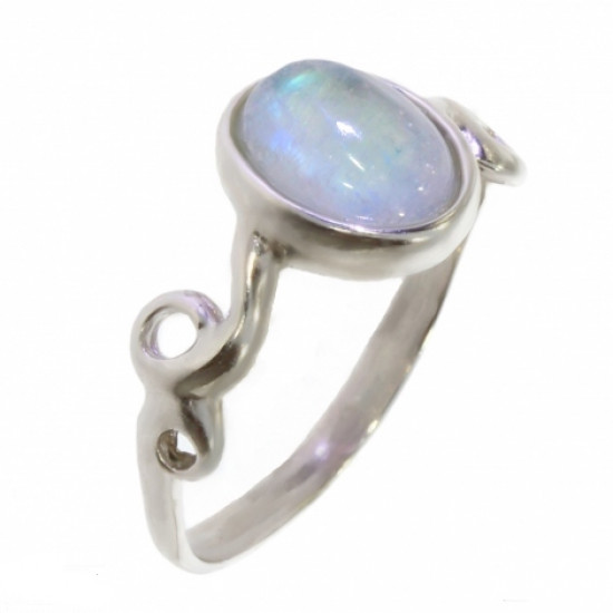 Ring 22-05 moonstone Sterling Silver