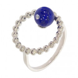 Bague 30-35 lapis lazuli argent